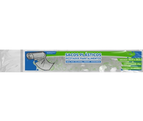 EXPK - BOBINA PICOTADA PACK-100 25 X 33 (SEM TUBETE) - CX.24X100UN