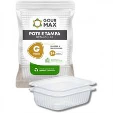 GOURMAX - KIT 750ML RETANGULAR G - PT.24UN