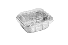 WYDA - BANDEJA ALUMINIO SW515-25 515 ML TAMPA PET - CX.25UN